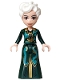 Minifig No: wck030 Name: Madame Morrible - Mini Doll, Dark Green and Dark Turquoise Dress Minifig No: wck030 Name: Madame Morrible - Mini Doll, Dark Green and Dark Turquoise Dress