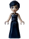 Minifig No: wed004  Name: Wednesday Addams - Black Sleeveless Dress