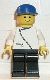 Minifig No: zip017 Name: Jacket with Zipper - White, Black Legs, Blue Cap Minifig No: zip017 Name: Jacket with Zipper - White, Black Legs, Blue Cap