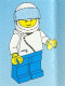 Minifig No: zip027 Name: Jacket with Zipper - White, Blue Legs, White Helmet, Trans-Light Blue Visor Minifig No: zip027 Name: Jacket with Zipper - White, Blue Legs, White Helmet, Trans-Light Blue Visor