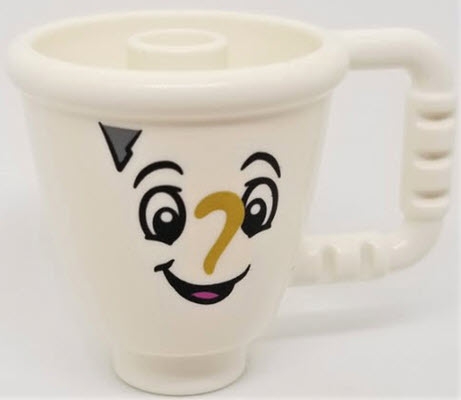 Duplo Figure, Disney Princess, Chip Potts &#40;Duplo Utensil Cup with Stud Inside&#41;