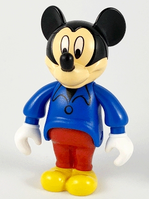 Mickey Mouse Figure with Blue Shirt, Red Pants (no cap)
