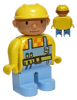 Duplo Figure, Male, Bob the Builder