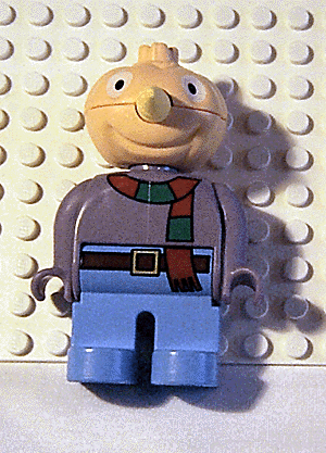 Duplo Figure, Male, Naughty Spud (Bob the Builder)