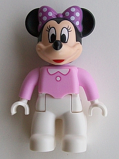 Duplo Figure Lego Ville, Minnie Mouse, Bright Pink Top