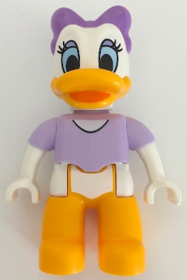 Duplo Figure Lego Ville, Daisy Duck with Medium Lavender Bow