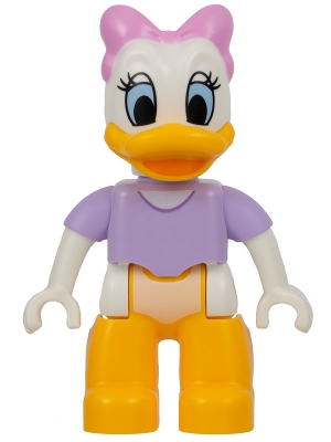 Duplo Figure Lego Ville, Daisy Duck with Bright Pink Bow