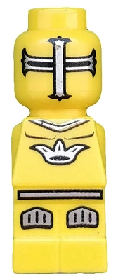 Microfigure Lava Dragon Knight Yellow