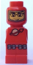 Microfigure Meteor Strike Astronaut Red