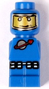 Microfigure Meteor Strike Astronaut Blue