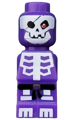 Microfigure Ninjago Skeleton Dark Purple