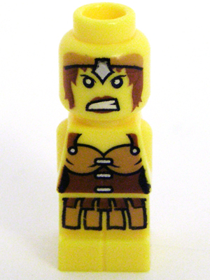 Microfigure Lego Champion Female Yellow Warrior