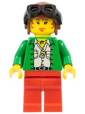 Miss Gail Storm &#40;Dino Island&#41; with Aviator Cap and Goggles