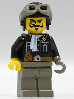 Lord Sam Sinister with Aviator Cap and Goggles