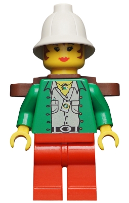 Miss Gail Storm &#40;Jungle&#41; with Pith Helmet, Backpack