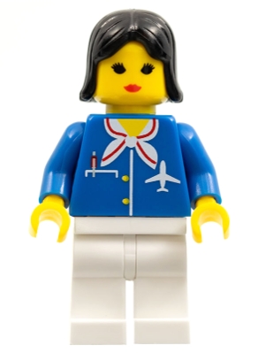 Pilot - Blue Torso, Blue Legs, Black Hair