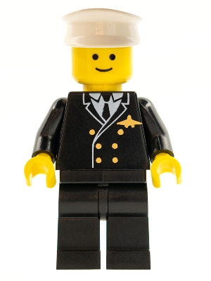 Airport - Pilot, Black Legs, White Hat