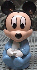 Primo Figure Baby Mickey Mouse with Blue Clothing