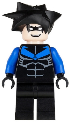 Nightwing - Blue Arms and Chest Symbol