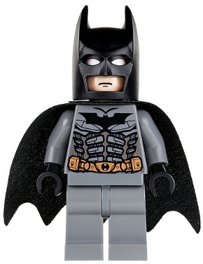Batman, Dark Bluish Gray Suit with Black Mask