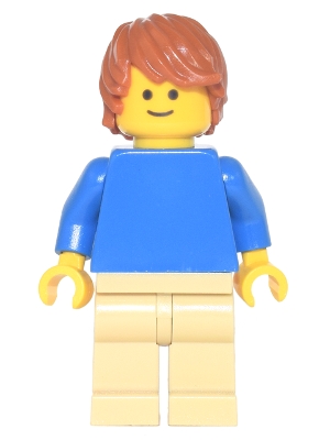 Blue Torso, Tan Legs, Dark Orange Legs