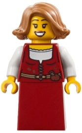 Merchant, Dark Red Dress