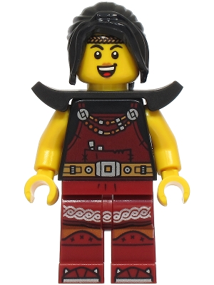 Blacksmith, Black Torso, Dark Red Legs, Black Hair