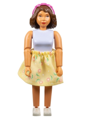 Belville Figure, Light Yellow Skirt, Medium Dark Pink Headband