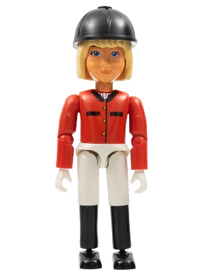 Belville Horse Rider, Red Top, Black Helmet