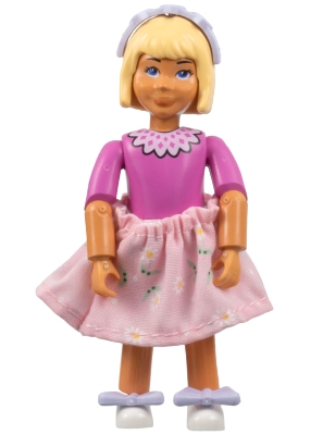 Belville Figure, Light Violet Headband and Bows, Pink Skirt