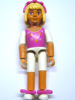 Belville Figure, Girl, Medium Dark Pink Headband and Bows