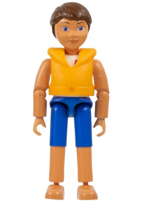 Belville Figure, Boy, Orange Life Vest