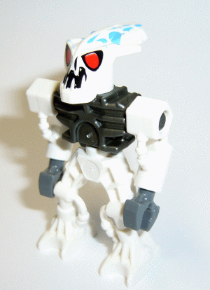 Bionicle Mini - Barraki Pridak (Pearl Dark Gray Torso)