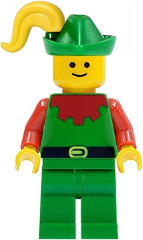 Forestman - Red, Green Hat, Yellow Plume