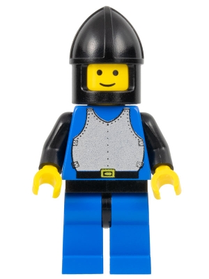 Breastplate - Blue with Black Arms, Blue Legs with Black Hips, Black Chin-Guard