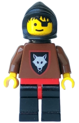 Wolfpack - Eye Patch, Brown Arms and Black Legs, Black Hood and Cape