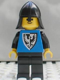 Black Falcon - Black Legs, Black Neck-Protector, Shield Bottom Pointed