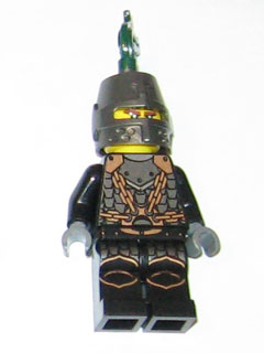 Kingdoms - Dragon Knight Scale Mail with Chains, Helmet Closed, Bared Teeth