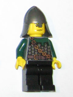Kingdoms - Dragon Knight Scale Mail with Chain and Belt, Helmet with Neck Protector, Scowl