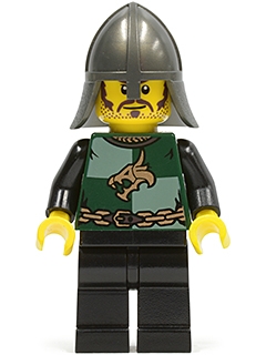 Kingdoms - Dragon Knight Quarters, Helmet with Neck Protector, Moustache and Stubble