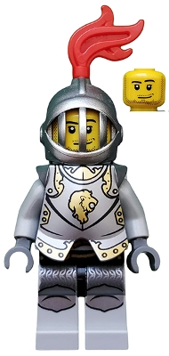 Kingdoms - Lion Knight Armor with Lion Head, Helmet with Fixed Grille