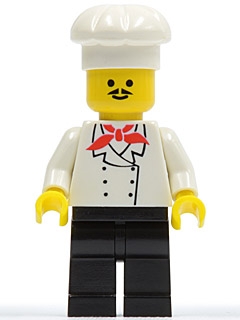 Chef - Black Legs, Moustache (Vintage)