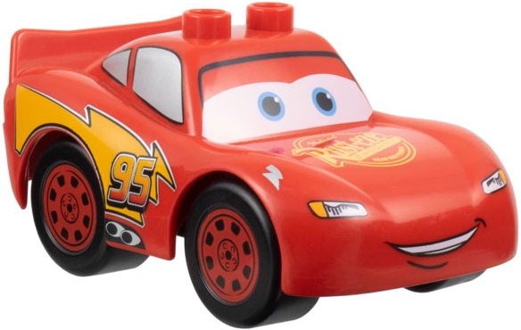 Duplo Lightning McQueen - Rust-eze Hood, Smooth Tires