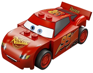 Lightning McQueen - Rust-eze Hood, Red Sides