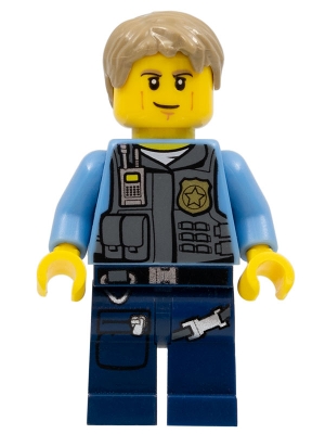 Police - LEGO City Undercover Chase McCain, Dark Blue Legs