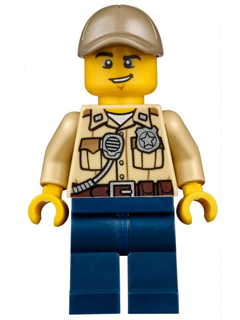 Swamp Police - Officer, Shirt, Dark Tan Cap