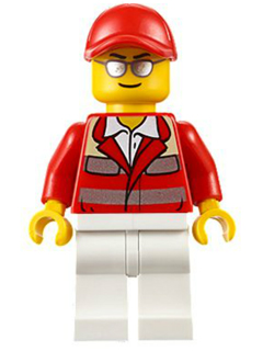 Paramedic - Red Uniform, Male, Red Short Bill Cap