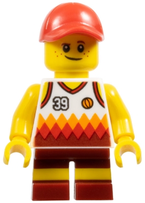 Beachgoer - Boy, Red Cap and Basketball Jersey