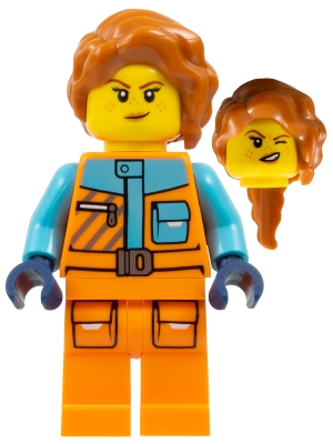 Arctic Explorer, Tina Tarantula, Orange Suit, Dark Orange Hair