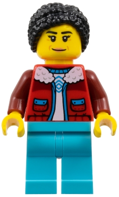 Arctic Crane Operator, Red Jacket, Medium Azure Legs, Black Hair